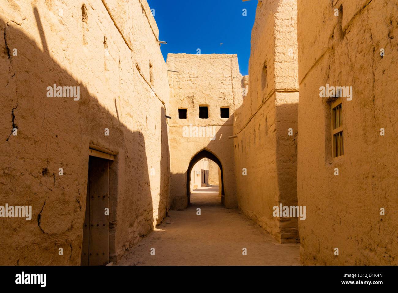 Harat Al Bilad Heritage Village, Sutanat von Oman Stockfoto