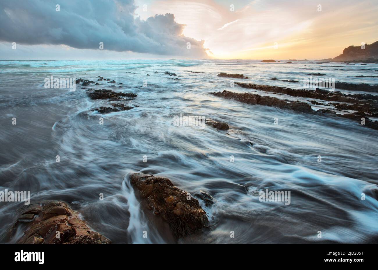 Widemouth Bay, Cornwall, Großbritannien Stockfoto