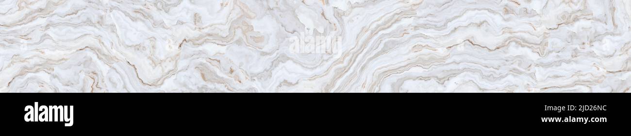 Die Fliese von abstrakten White onyx Hintergrund mit gewelltem Muster. 2D-Darstellung. Natürliche Schönheit Stockfoto