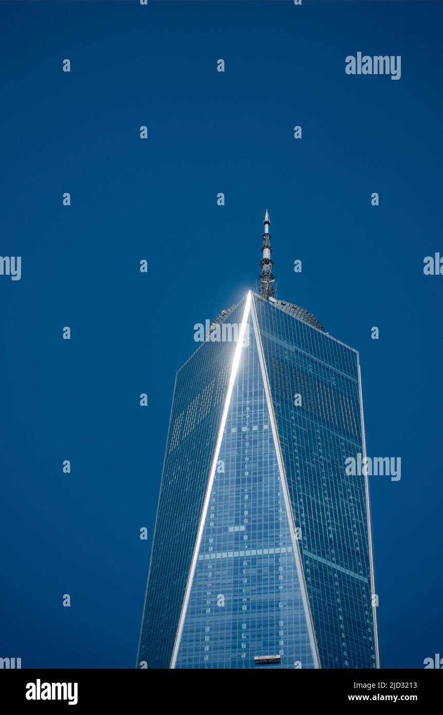 Freedom Tower Gebäude in Lower Manhattan NYC Stockfoto