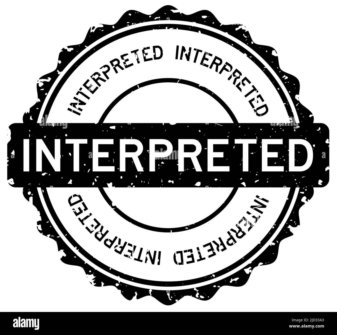 Stempel interpretieren kaufen Alamy