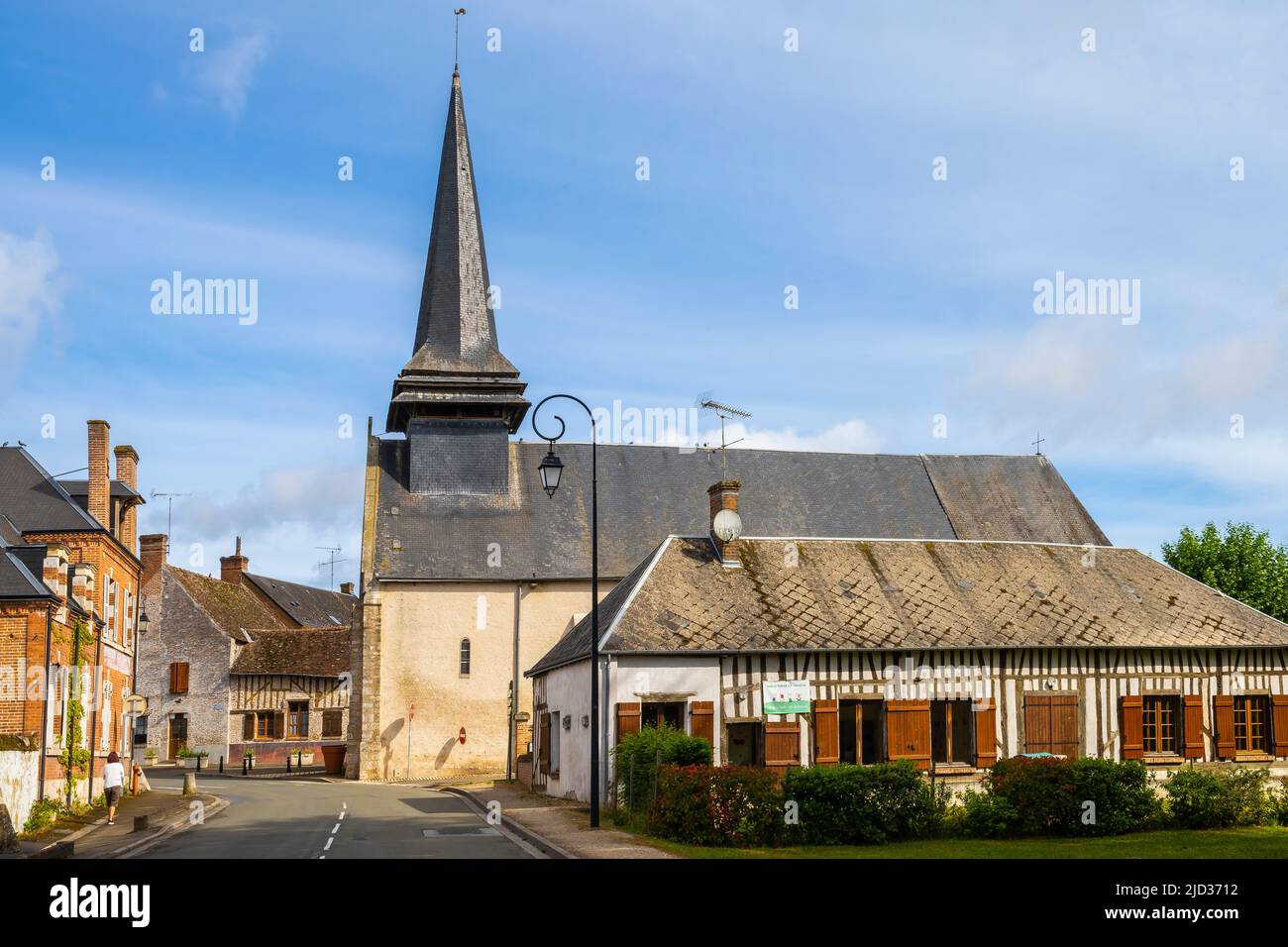 Ligny-le-Ribault ist eine Gemeinde im Département Loiret in Nord-Zentral-Frankreich. Stockfoto