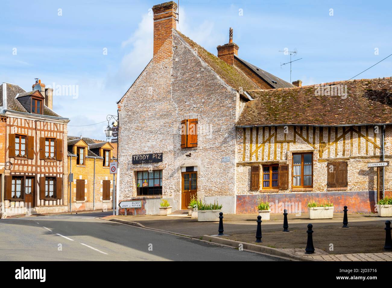 Ligny-le-Ribault ist eine Gemeinde im Département Loiret in Nord-Zentral-Frankreich. Stockfoto