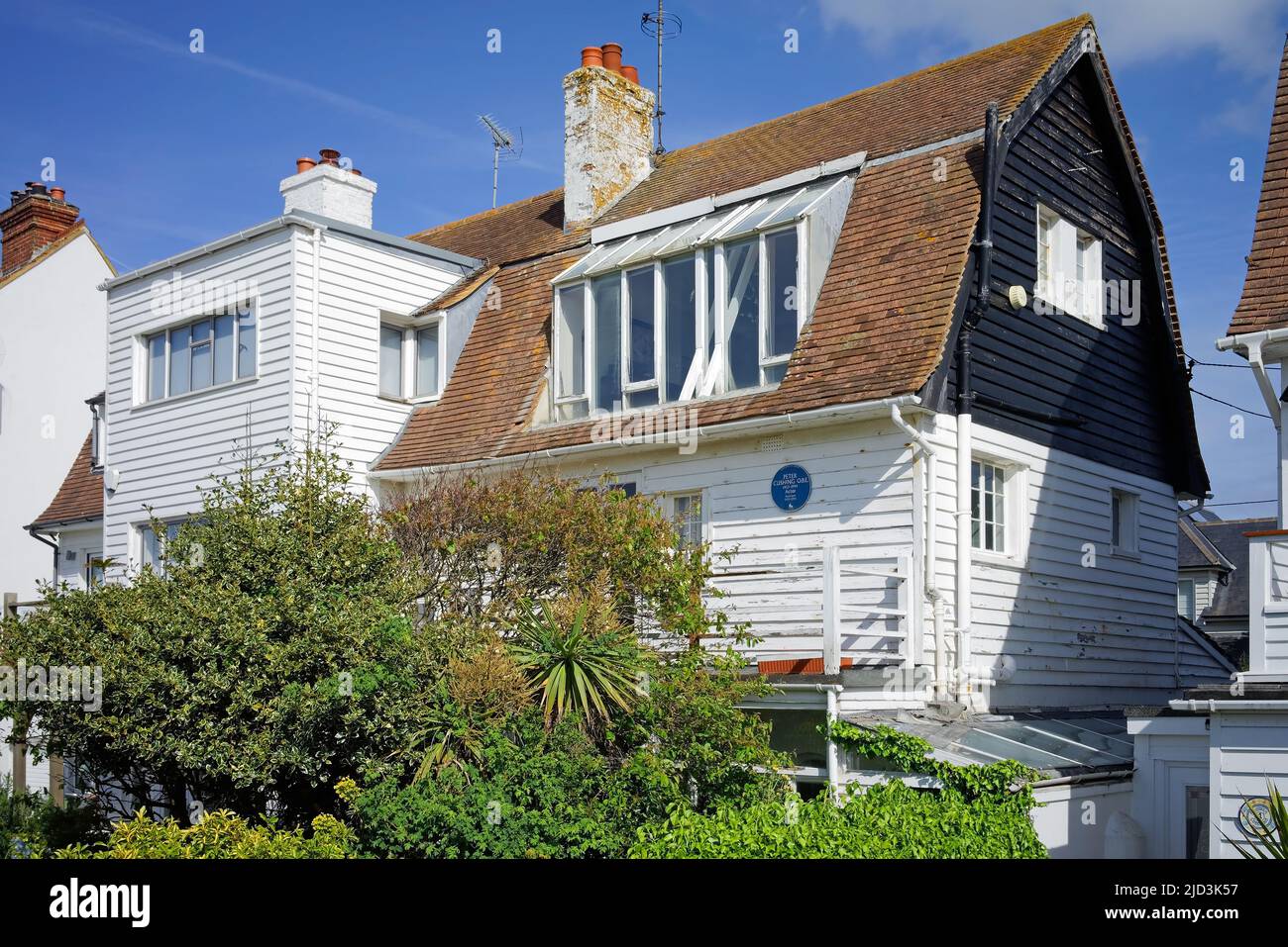 Großbritannien, Kent, Whitstable, Peter Cushings ehemaliges Haus Stockfoto