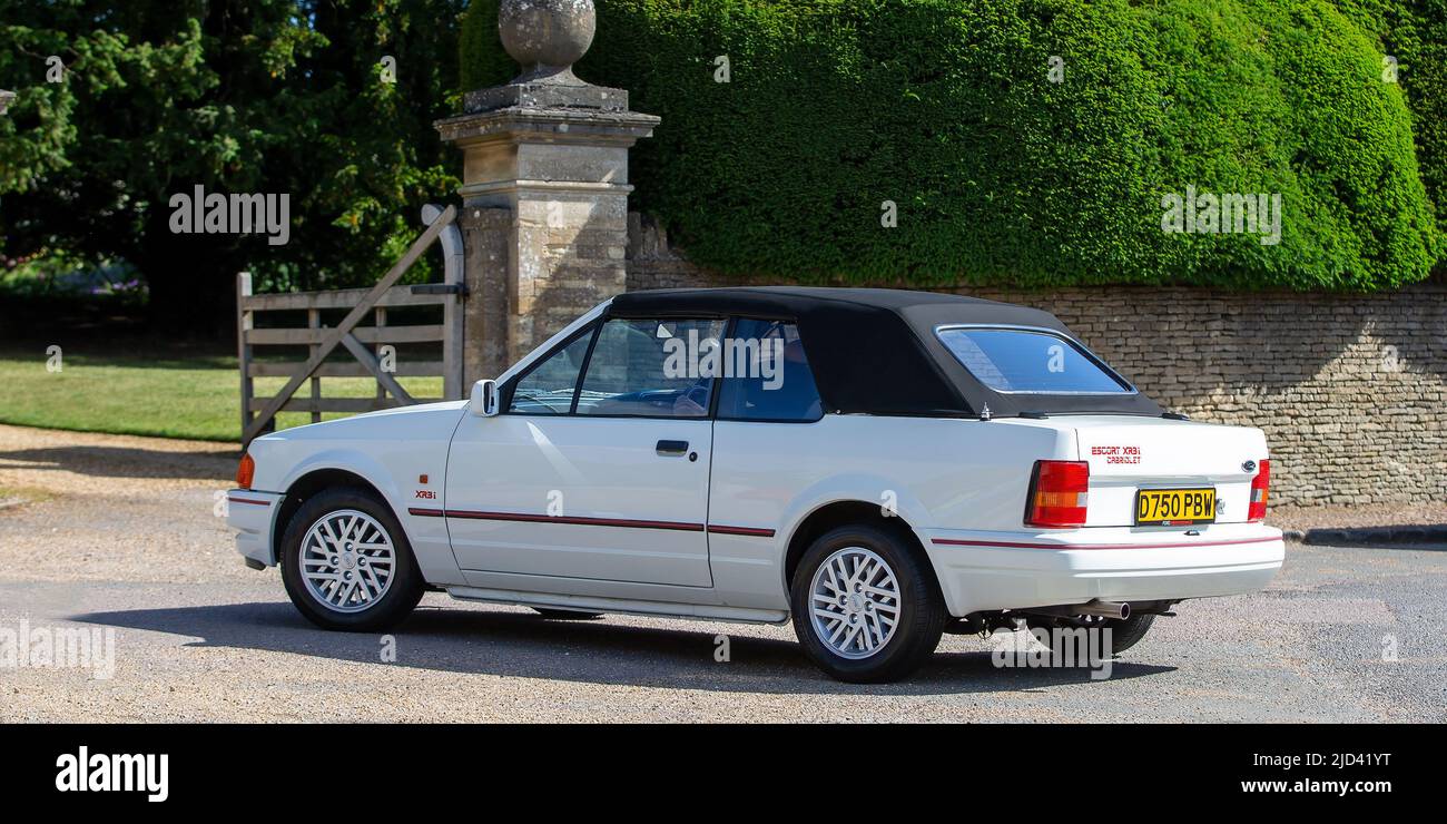 1987 Ford Escort XR3i Cabriolet Stockfoto