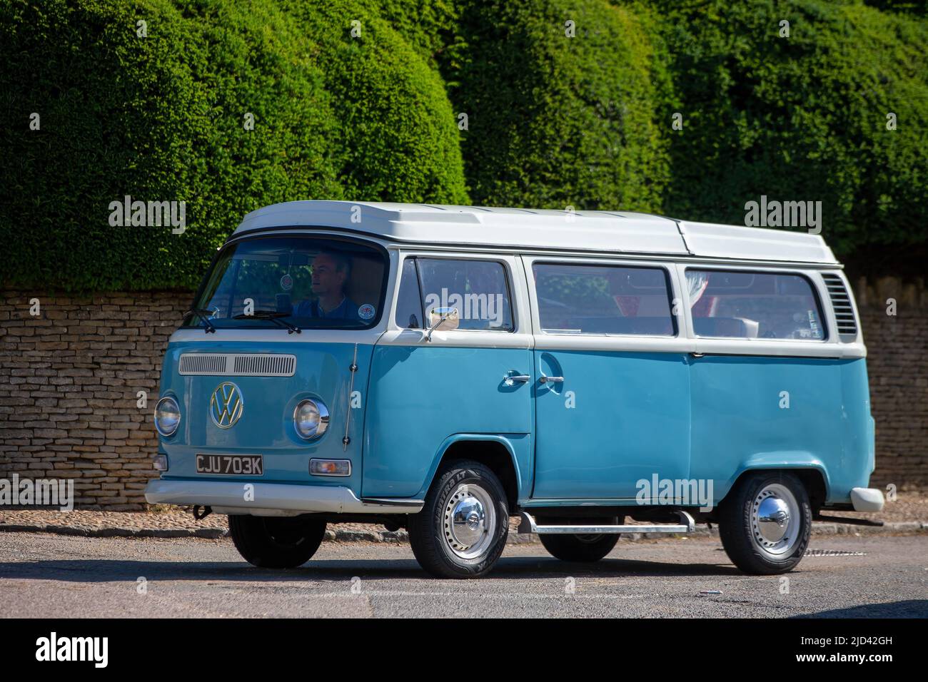 1972 VOLKSWAGEN Camper Van Stockfoto