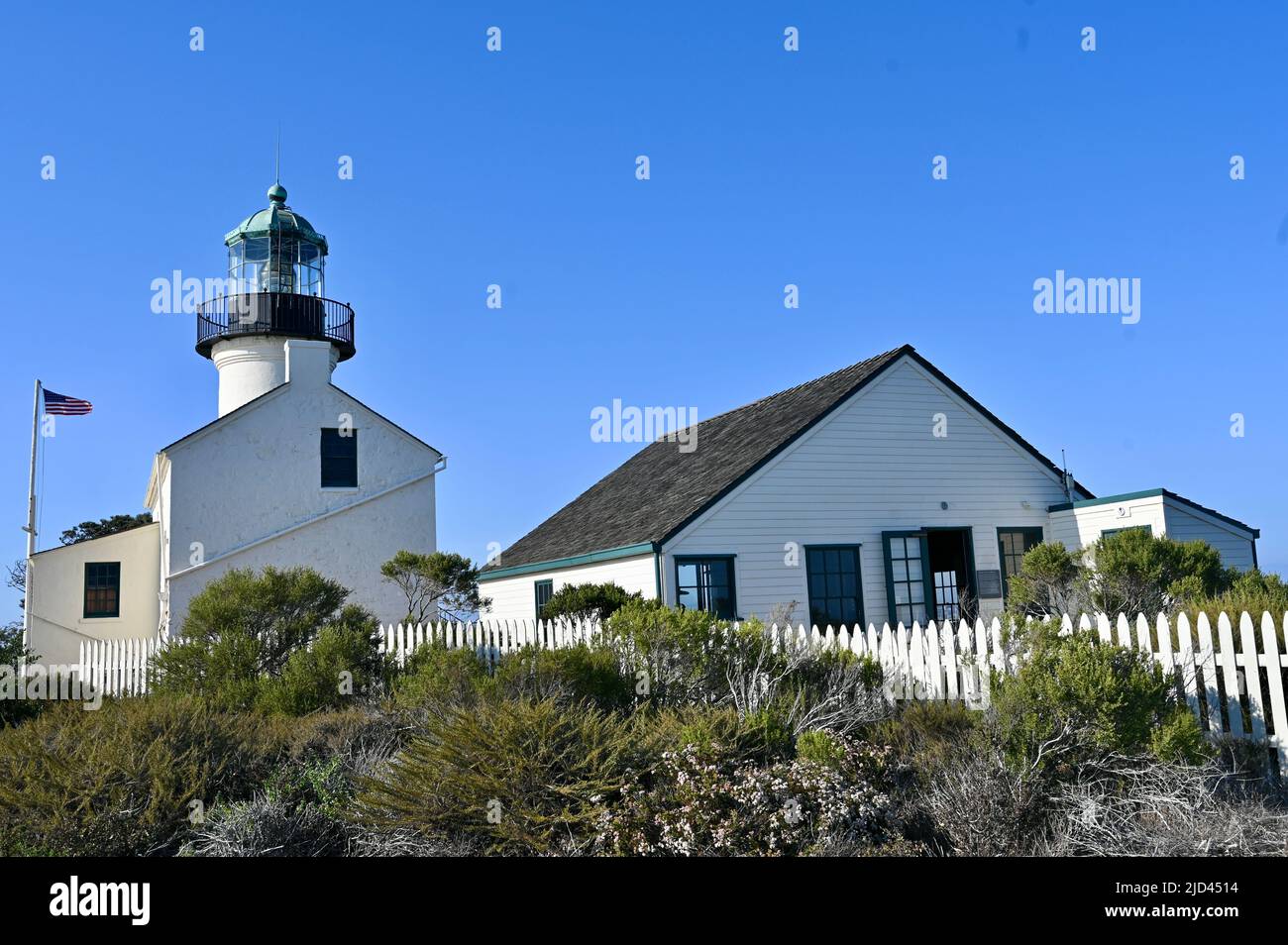 Old Loma Lighthouse, San Diego Stockfoto