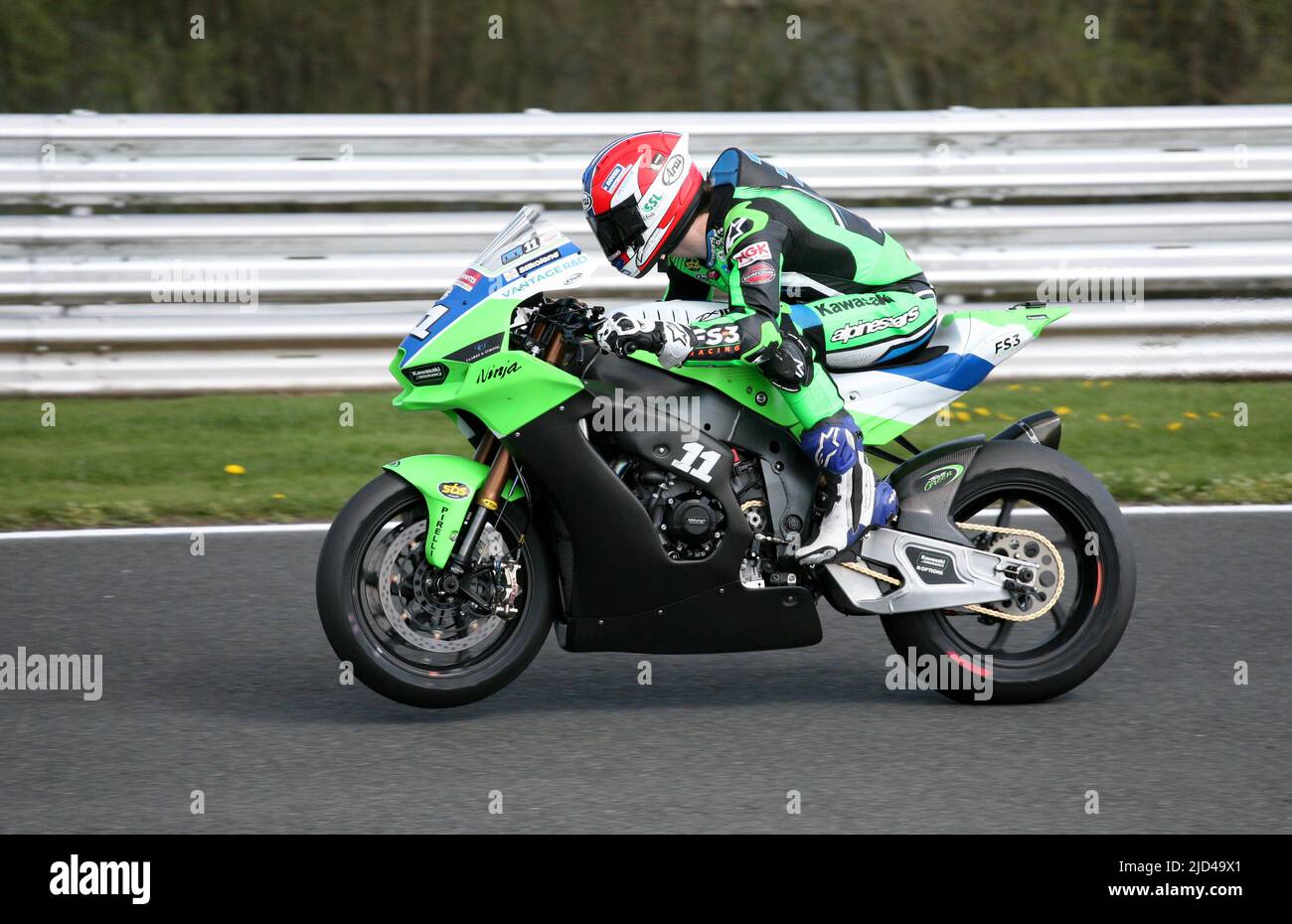 Rory Skinner auf seiner Kawasaki British Superbike Championship 2022 Stockfoto