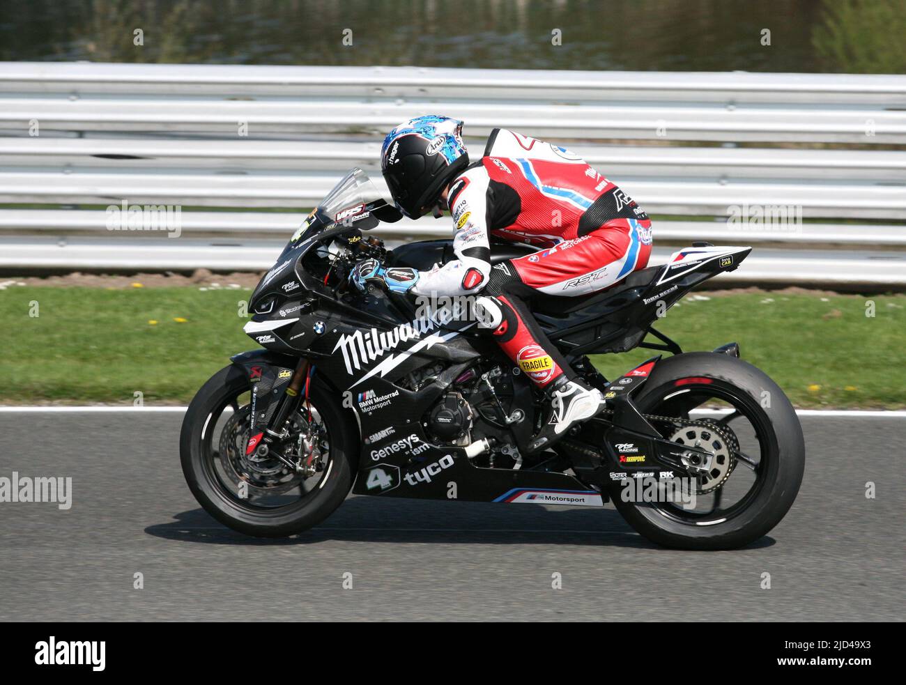 Dan Linfoot auf seiner BMW British Superbike Championship 2022 Stockfoto