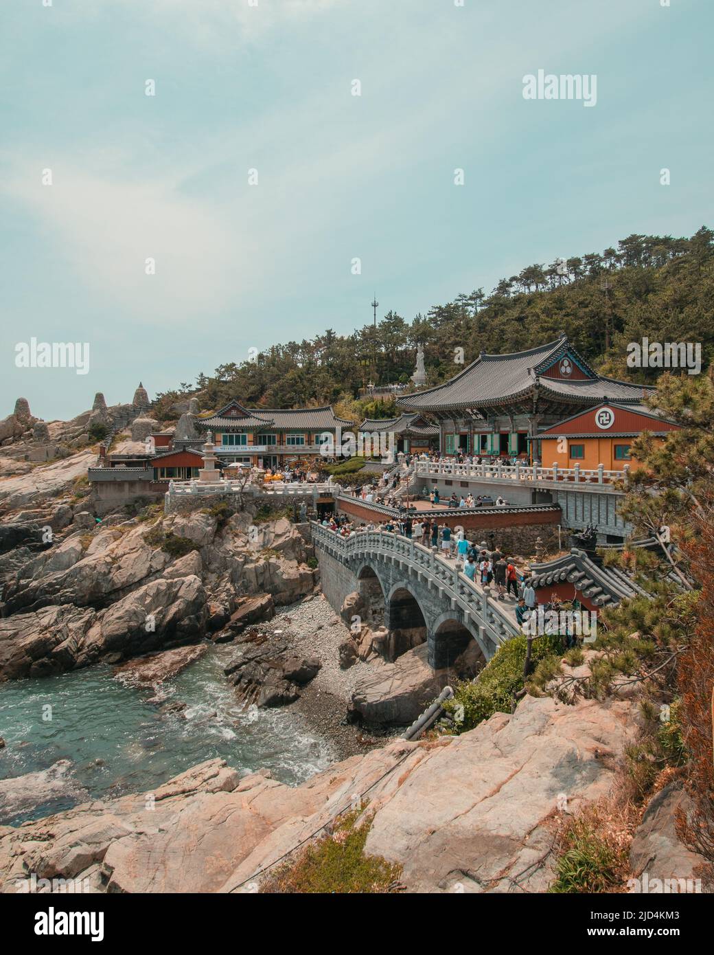 Haedong Yonggungsa Tempel im Busan Seaside Temple in Korea Stockfoto