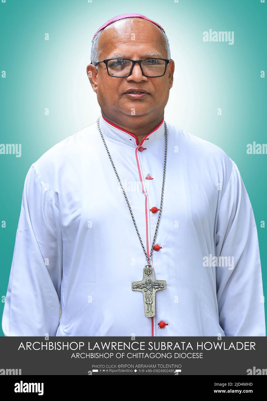 Bilder aller Bischöfe von Bangladesch. Diese Bilder wurden anlässlich des goldenen Jubiläums der CBCB aufgenommen.Katholische Bischofskonferenz von Bangladesch, Bildnachweis: Stockfoto