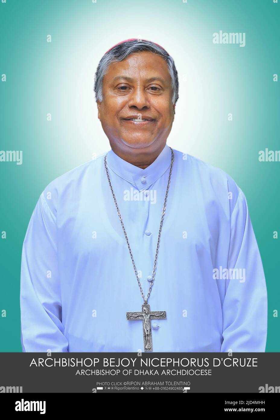 Bilder aller Bischöfe von Bangladesch. Diese Bilder wurden anlässlich des goldenen Jubiläums der CBCB aufgenommen.Katholische Bischofskonferenz von Bangladesch, Bildnachweis: Stockfoto