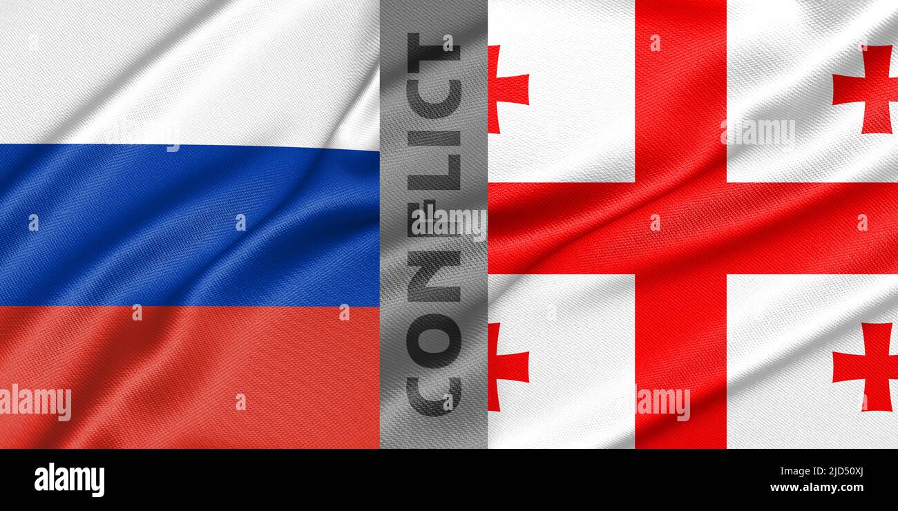 Konflikt Russland und Krieg zwischen Russland und