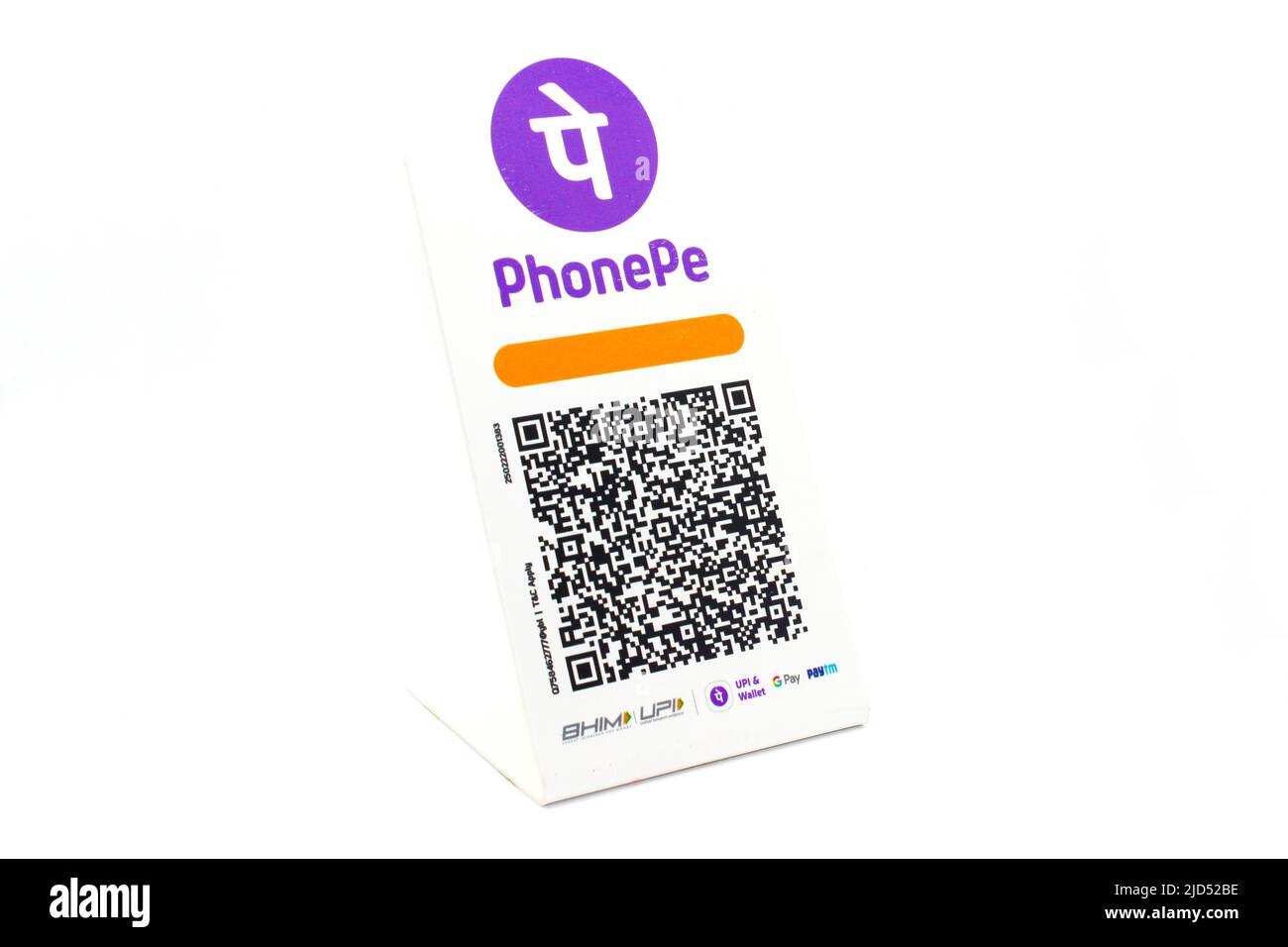 Noida , Utter pardesh , indien - juni 11 2022 , Ein Bild von QR-Code mit selektivem Fokus Stockfoto