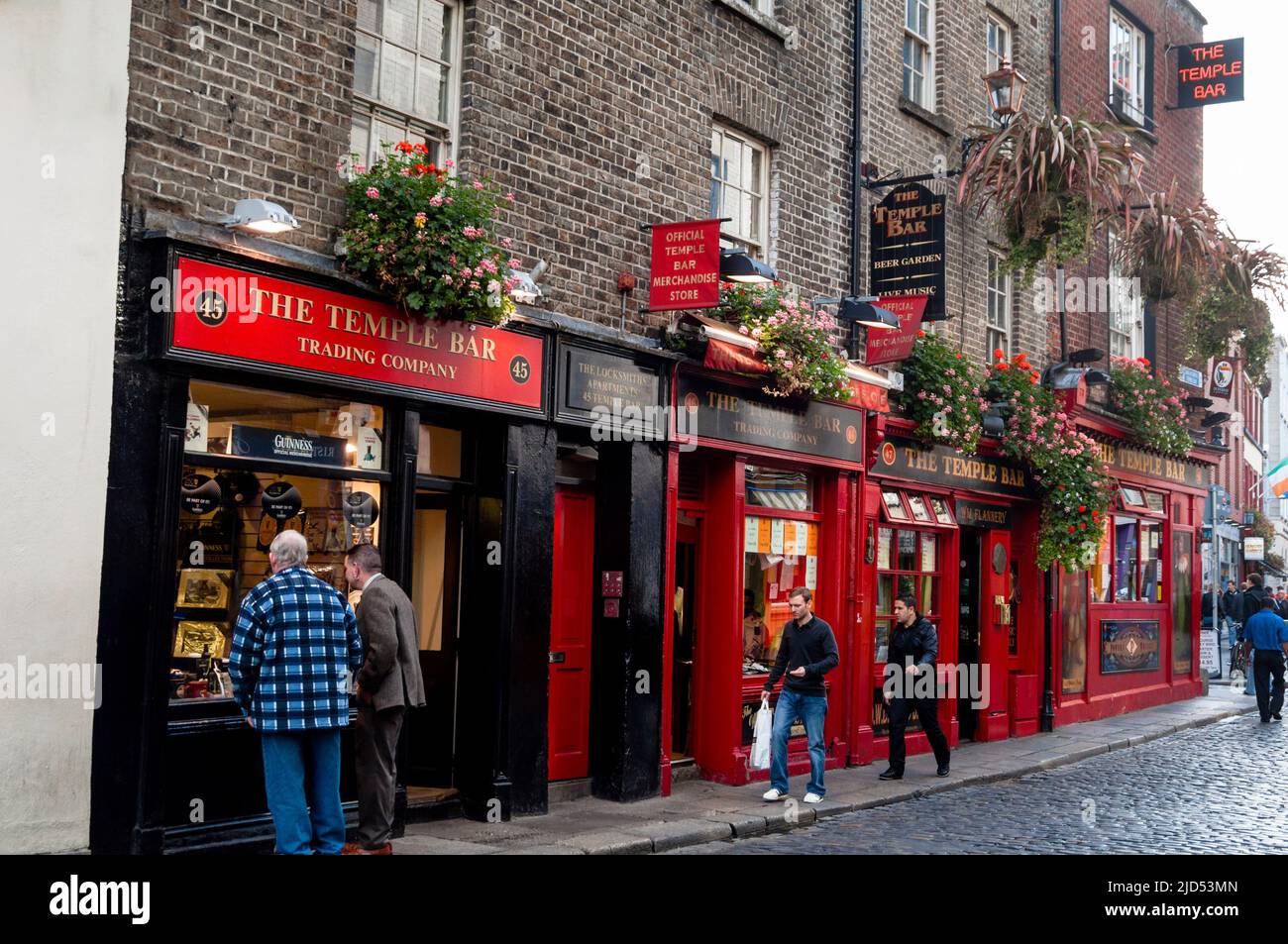 Temple Bar in Dublin, Irland. Stockfoto