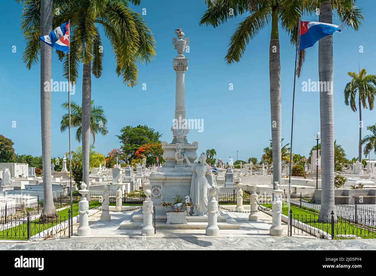 Friedhof Santa Ifigenia, Santiago de Cuba, Kuba Stockfoto