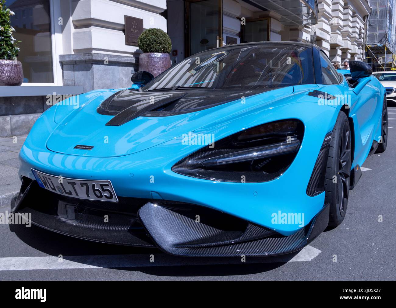 McClaren 765LT Supercar, München, Deutschland Stockfoto