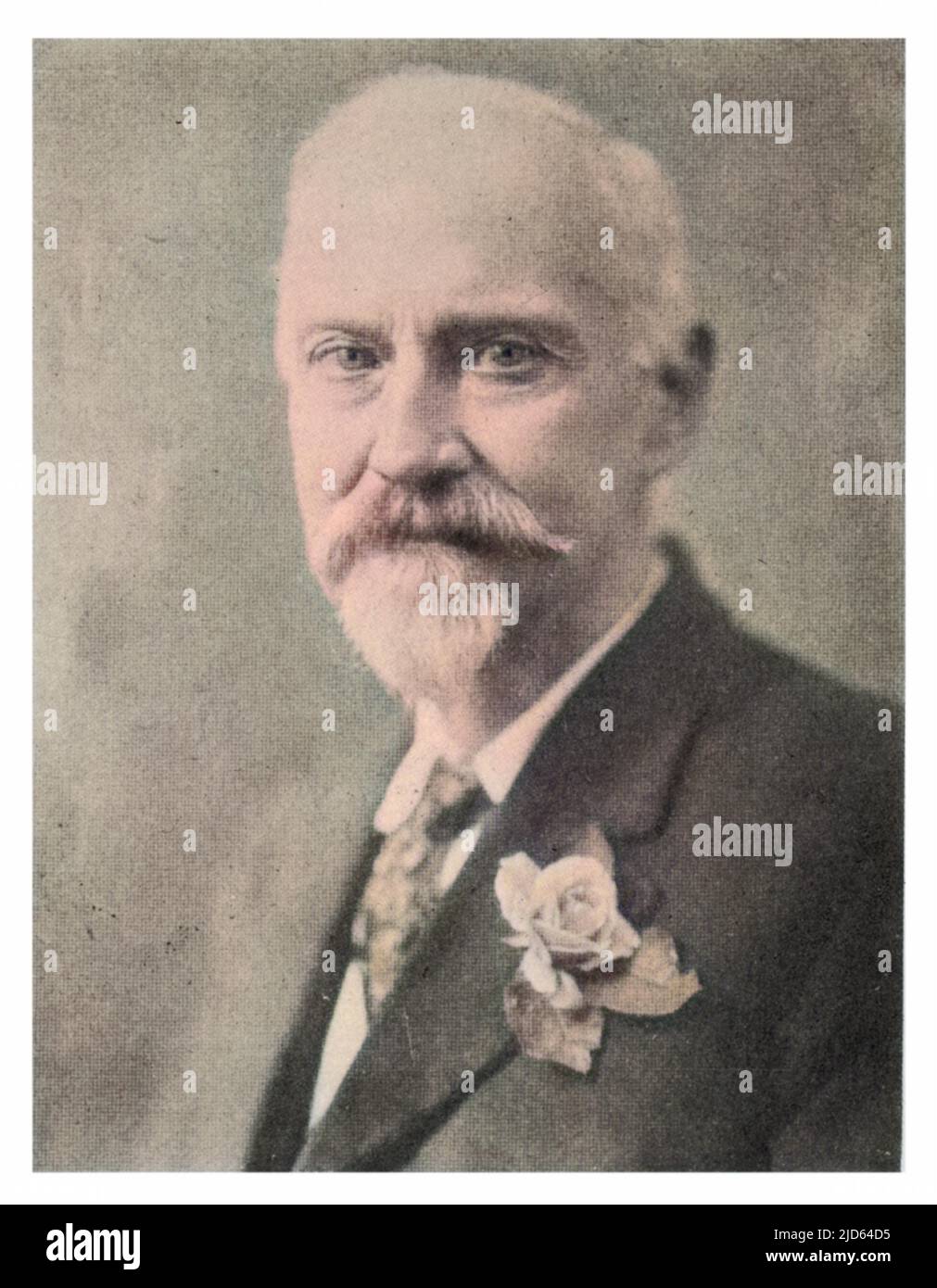 Colonel James Churchward (1852-1936), Soldat, Forscher in verlorenen Kontinent von Mu Colorized Version von : 10001321 Stockfoto