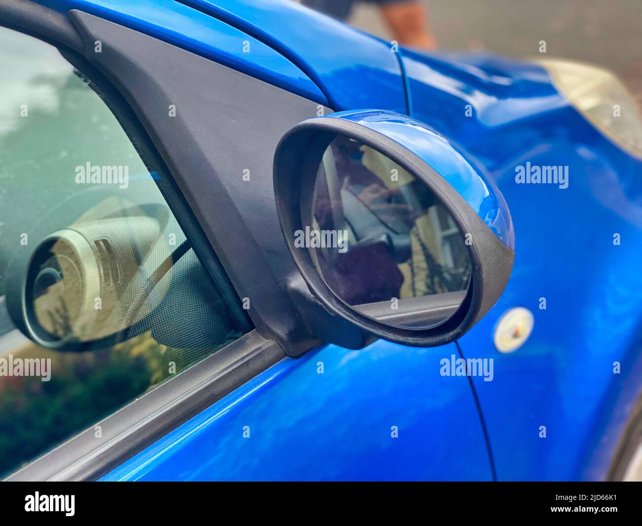 Auto Außenspiegel Stockfoto