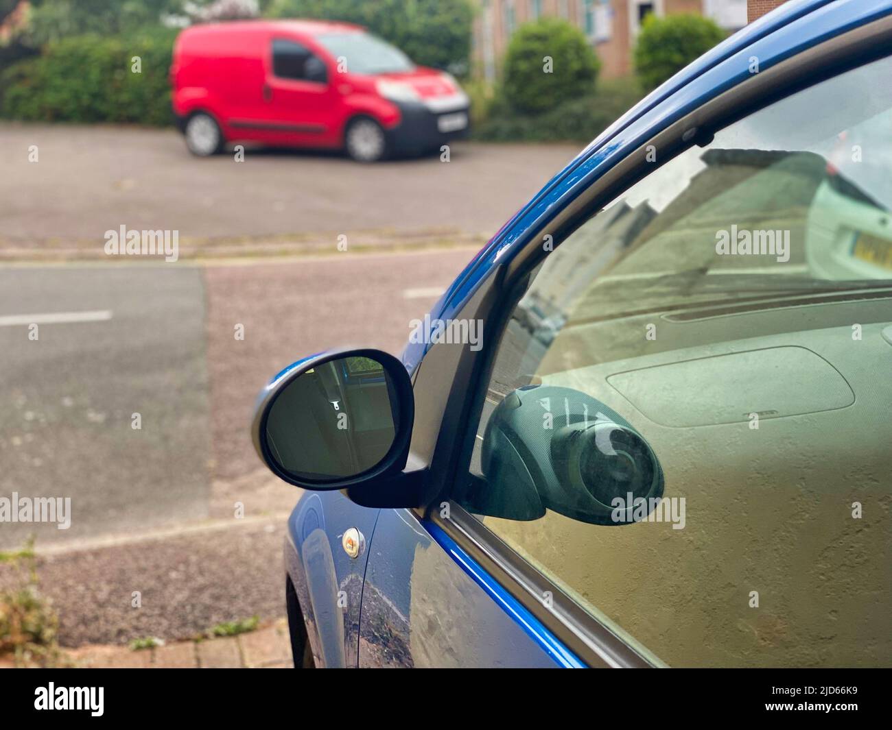 Auto Außenspiegel Stockfoto