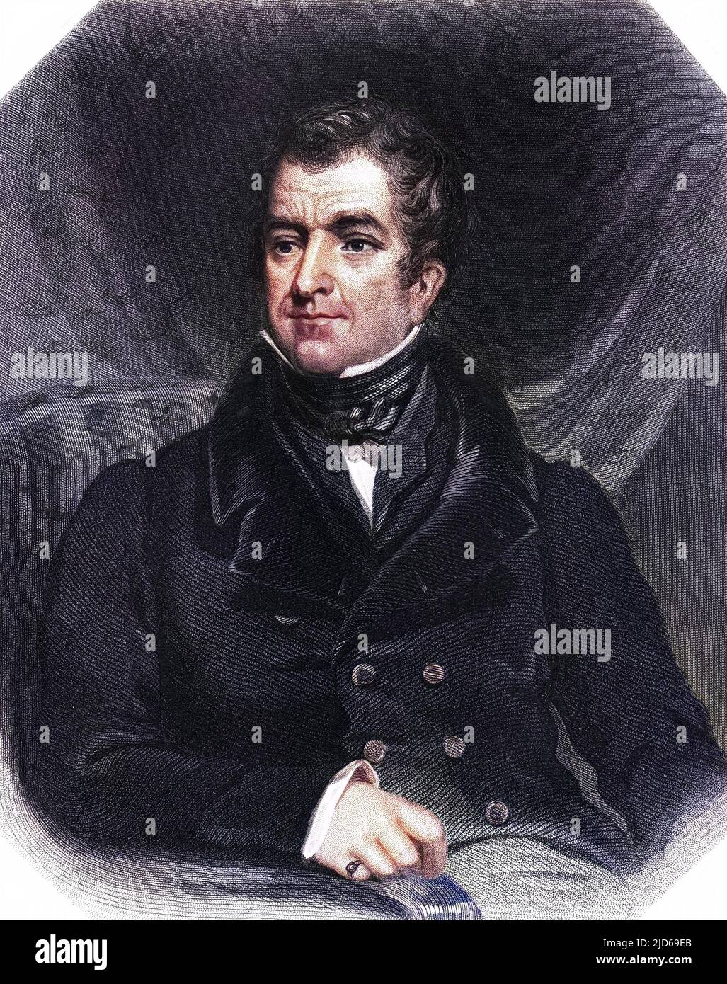 JOSEPH HUME radikaler Staatsmann Colorized Version of : 10161454 Datum: 1777 - 1855 Stockfoto