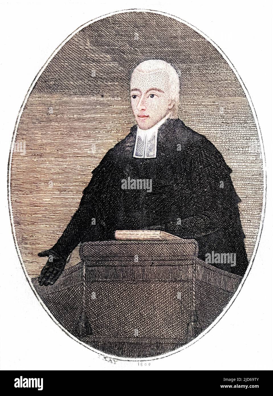 ALEXANDER KING Scottish Churchman Colorized Version von : 10162221 Datum: CA. 1800 Stockfoto