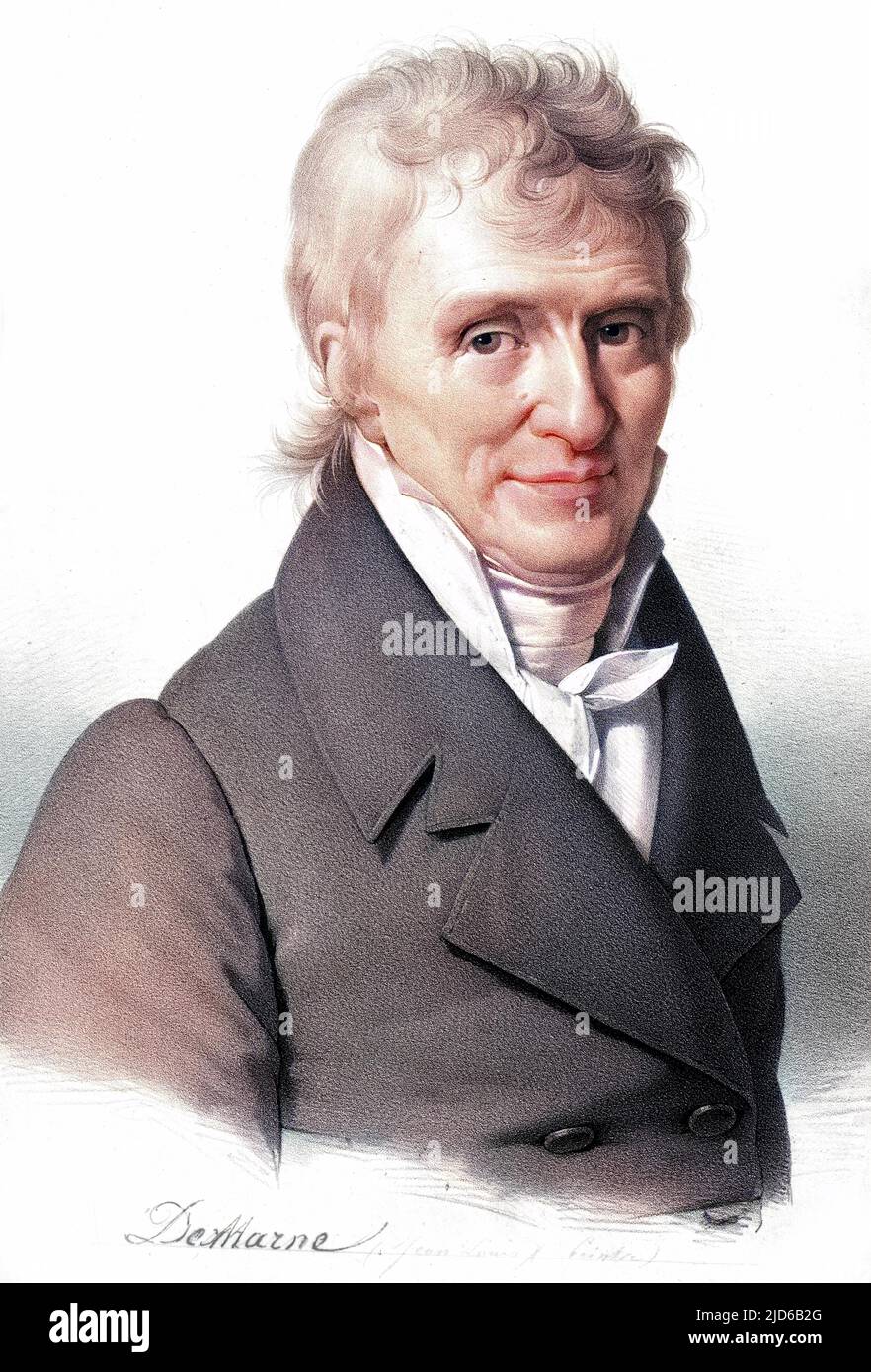 JEAN LOUIS MARNET DE MARNE Belgischer Künstler Colorized Version von : 10164519 Datum: 1754 - 1829 Stockfoto