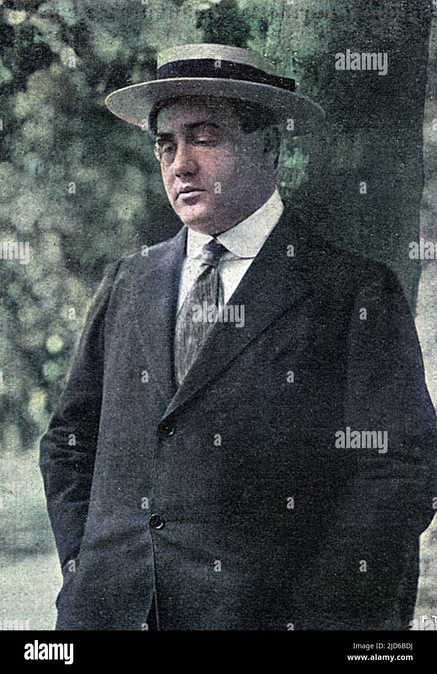 FERENC MOLNAR ungarischer Dramatiker, dessen Werke von den Kommunisten verboten wurden. Kolorierte Version von : 10165204 Datum: 1878 - 1952 Stockfoto