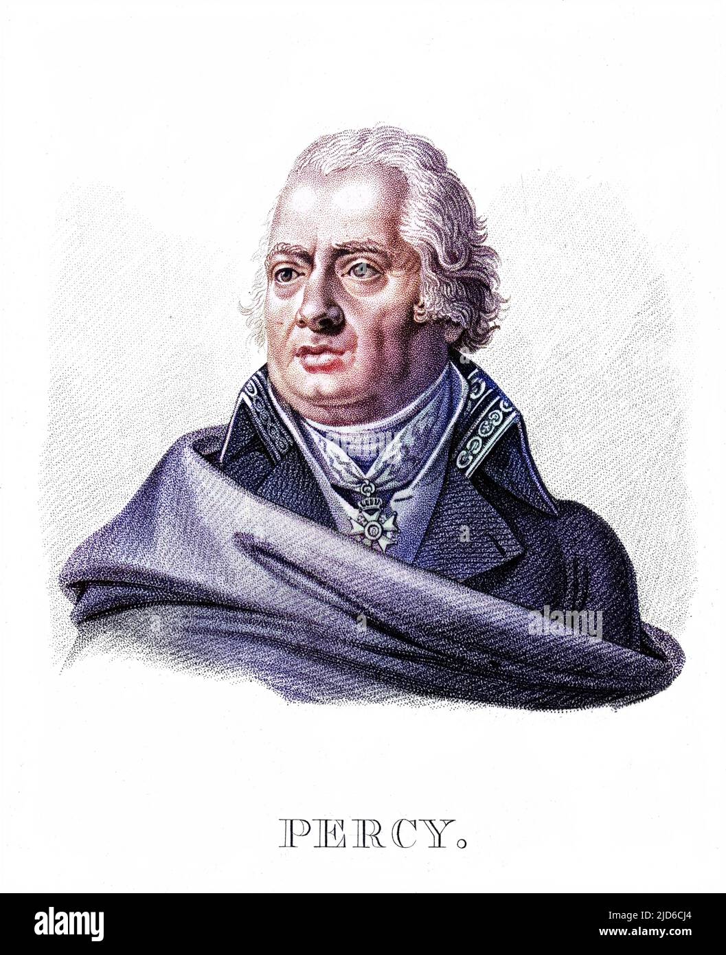 PIERRE FRANCOIS PERCY Französischer Militärchirurg Colorized Version von : 10172413 Datum: 1754 - 1825 Stockfoto