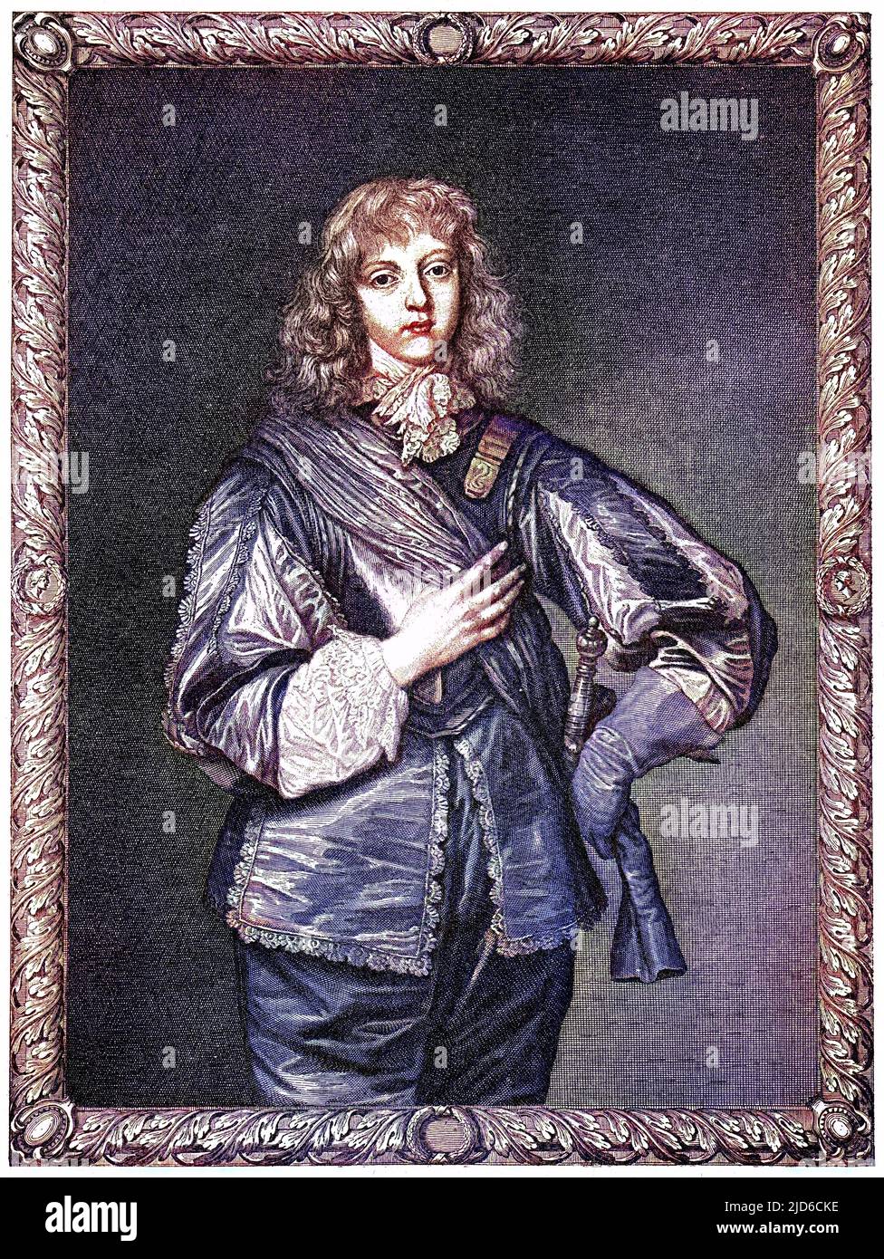 PHILIP HERBERT, vierter earl of PEMBROKE Staatsmann, Lord Chamberlain Colorized Version of : 10172329 Datum: 1584 - 1650 Stockfoto