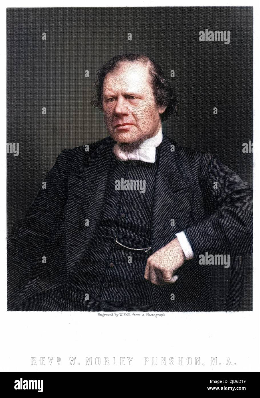 WILLIAM MORLEY PUNSHON Wesleyan methodist Kirchenmann und Schriftsteller colorized Version von : 10173135 Datum: 1824 - 1881 Stockfoto