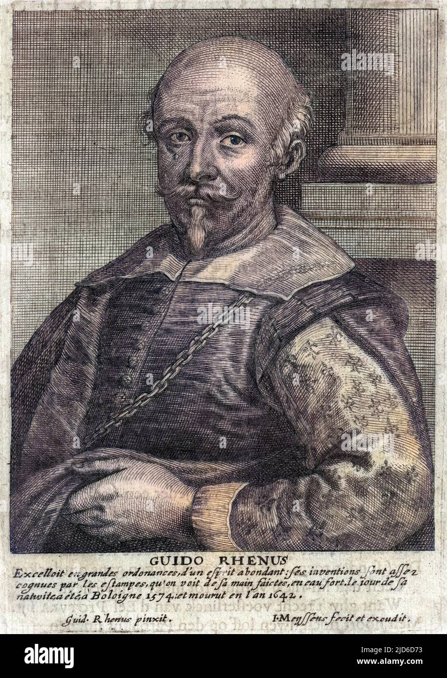 GUIDO RENI Italienischer Künstler. Kolorierte Version von : 10173784 Datum: 1575 - 1642 Stockfoto