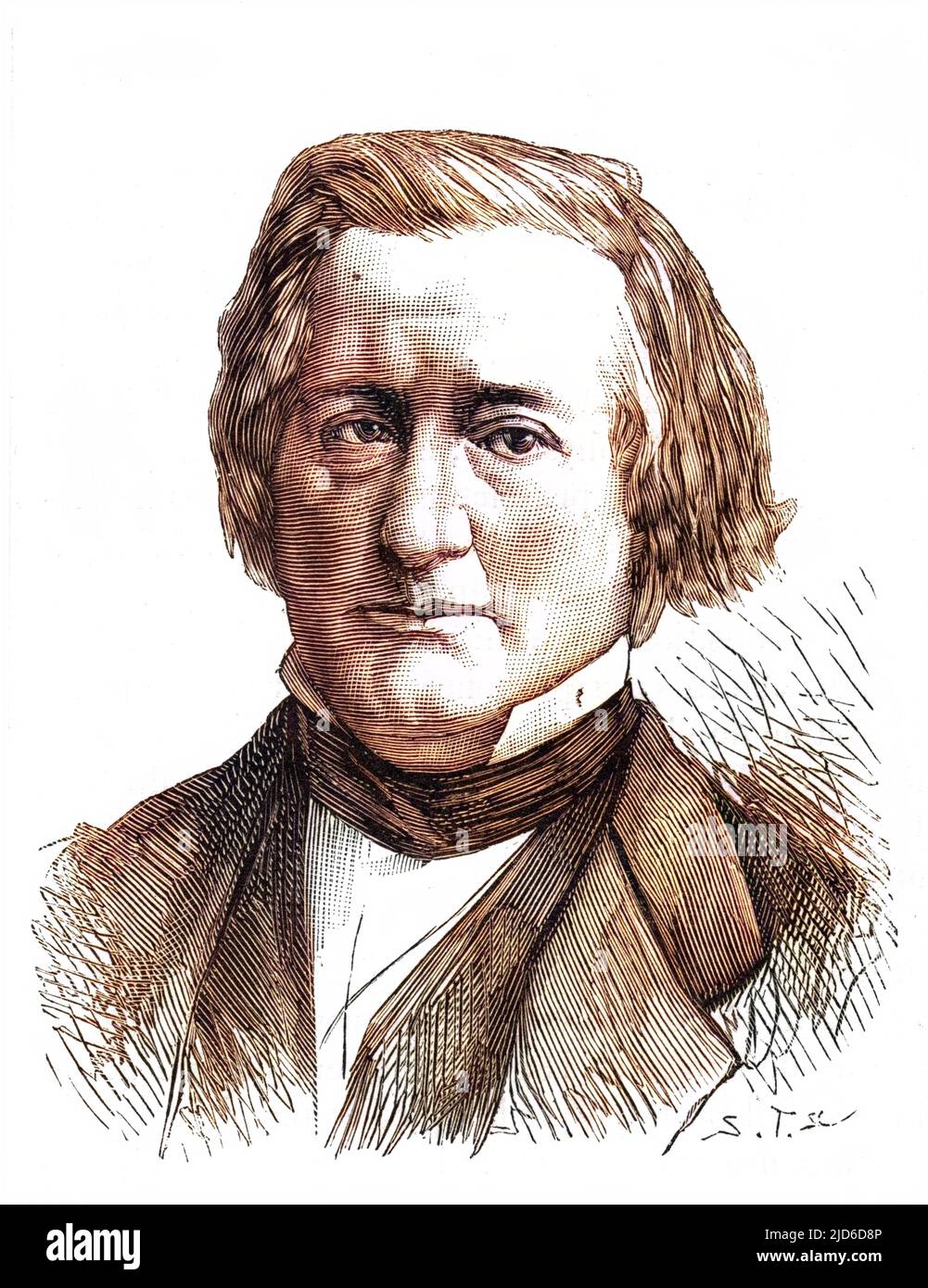 HENRI VICTOR REGNAULT Französischer Wissenschaftler Colorized Version von : 10173690 Datum: 1810 - 1878 Stockfoto