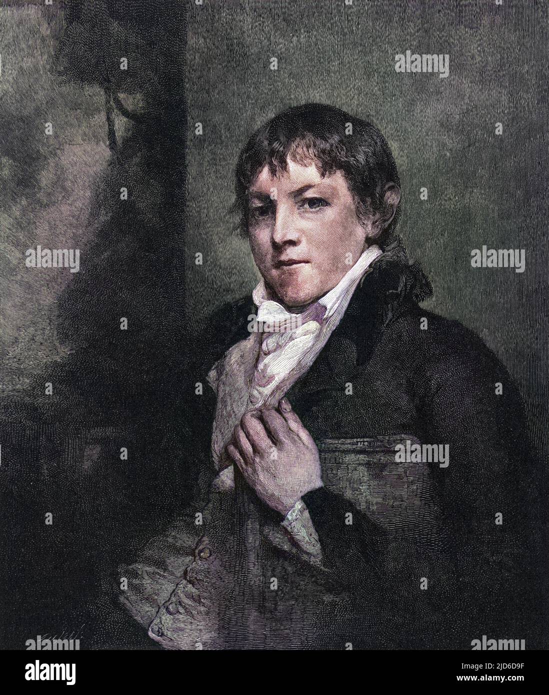 JOHN RANDOLPH von Roanoke amerikanischer Staatsmann Colorized Version of : 10173481 Datum: 1773 - 1833 Stockfoto