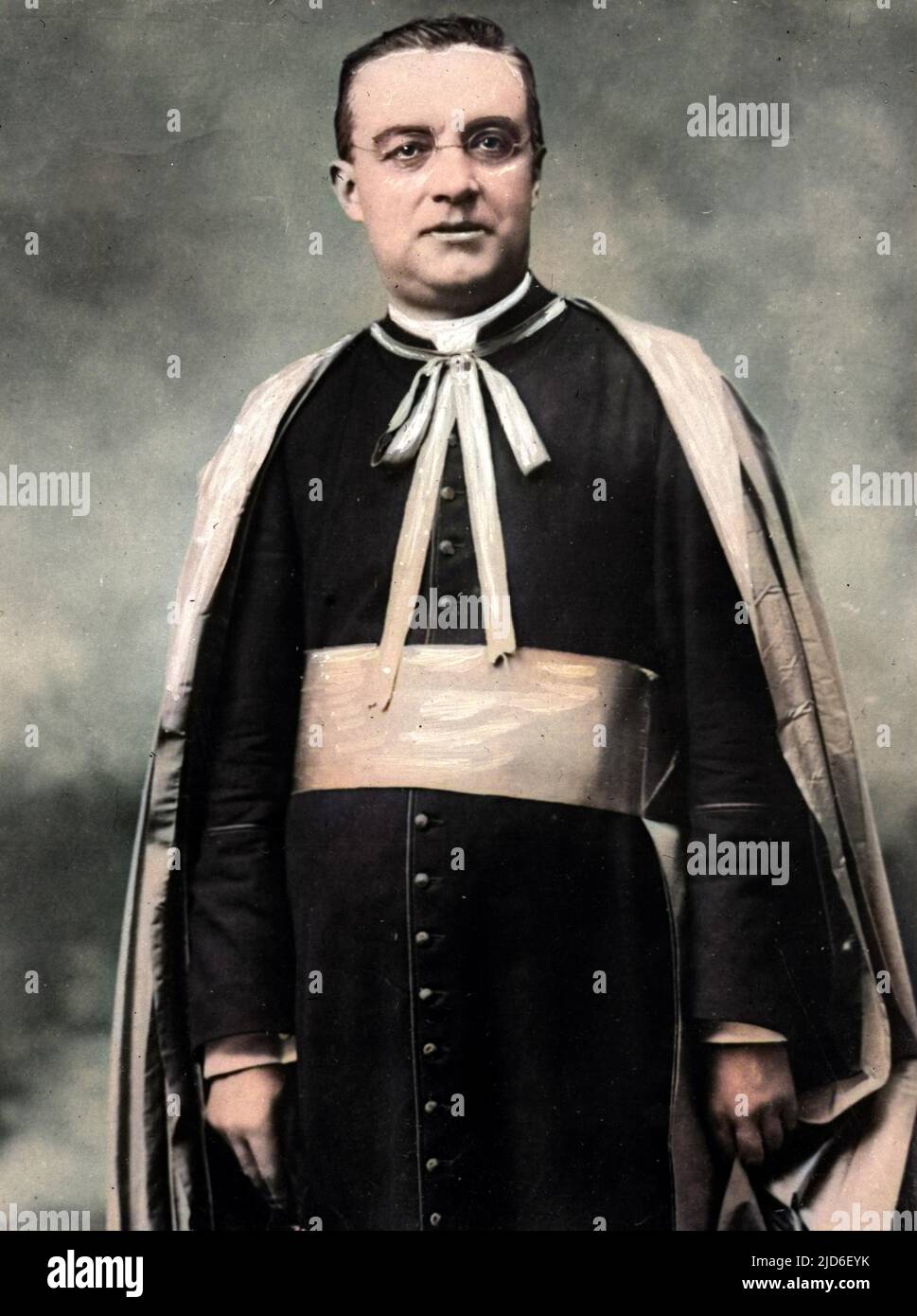 FRANCESCO BORGONGINI DUCA Kardinal, vatikanischer Würdenträger und Autor des Lateranvertrags (1929), der dem Heiligen Stuhl die Unabhängigkeit von Italien sicherte. Kolorierte Version von : 10161951 Datum: 1884 - 1954 Stockfoto