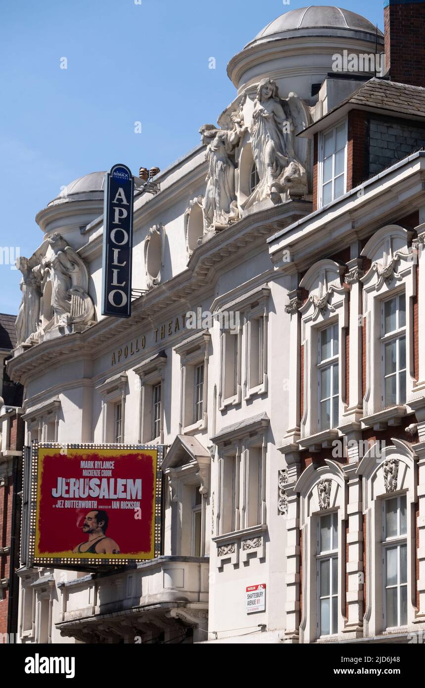 West End Apollo Theater in London Stockfoto