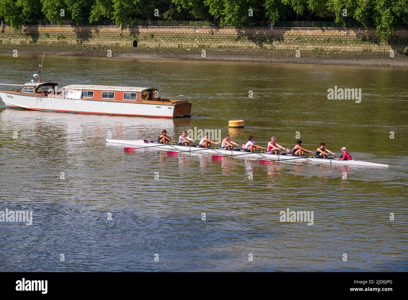 River Thames, Putney, London, Großbritannien Stockfoto
