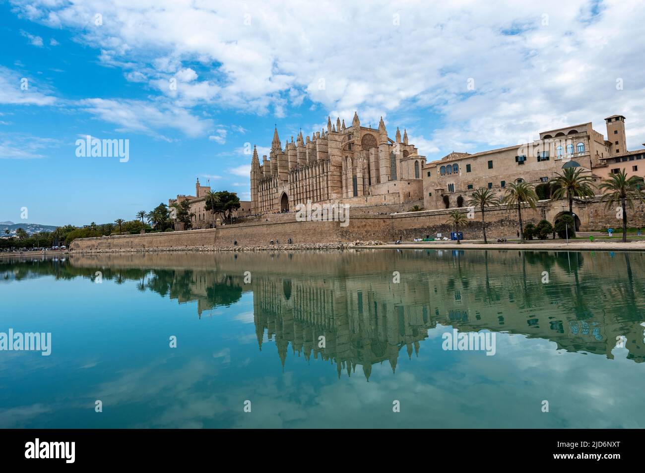 Kathedrale Santa Maria von Palma, Palma, Mallorca, Spanien Stockfoto