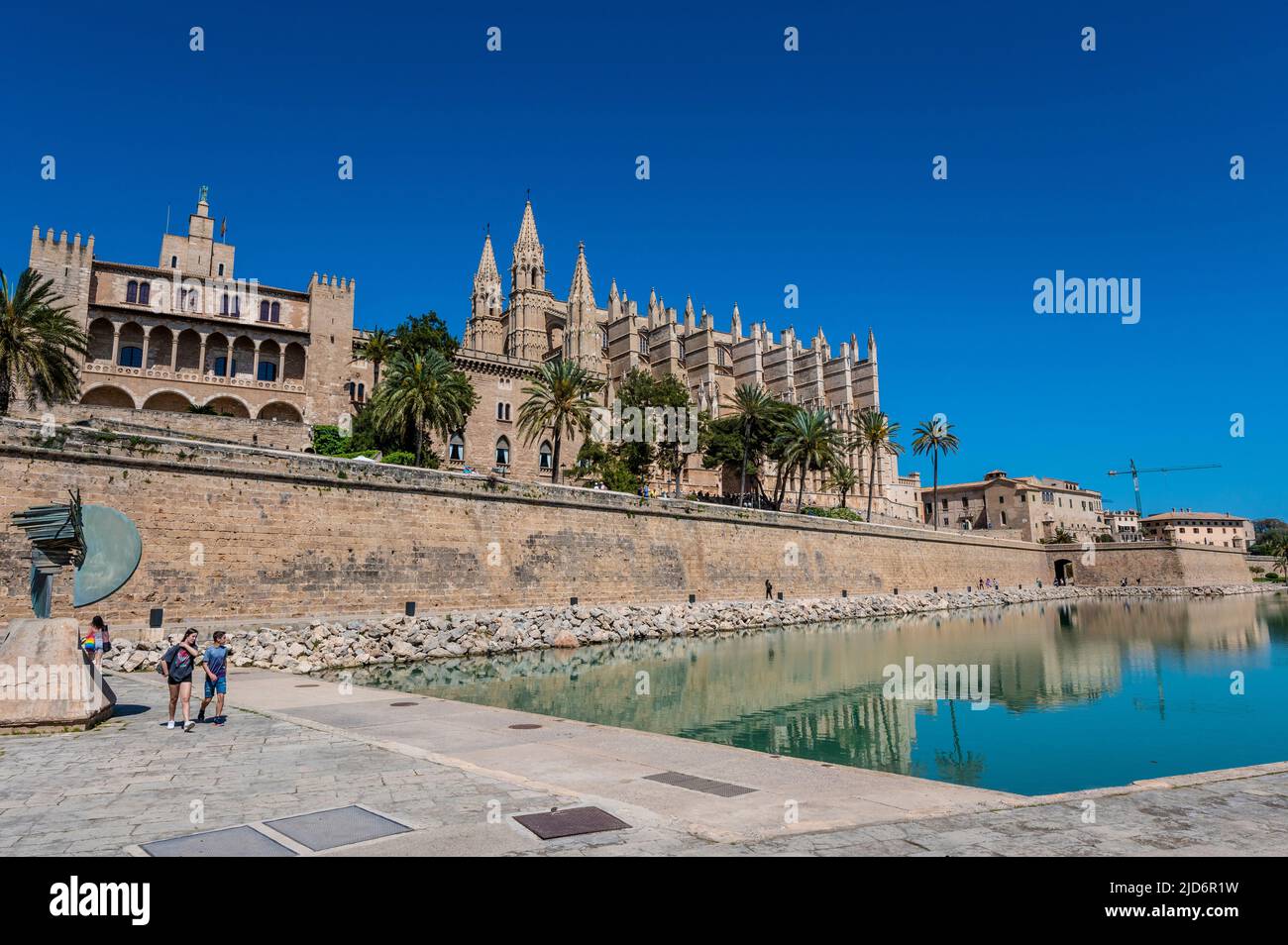 Kathedrale Santa Maria von Palma, Palma, Mallorca, Spanien Stockfoto