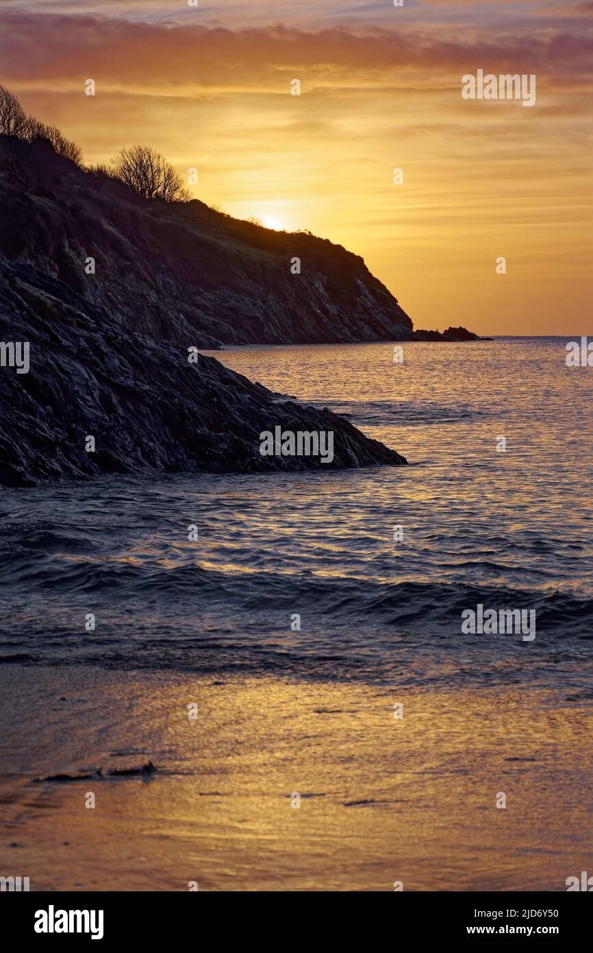 Strand von Maenporth, Conrwall Stockfoto