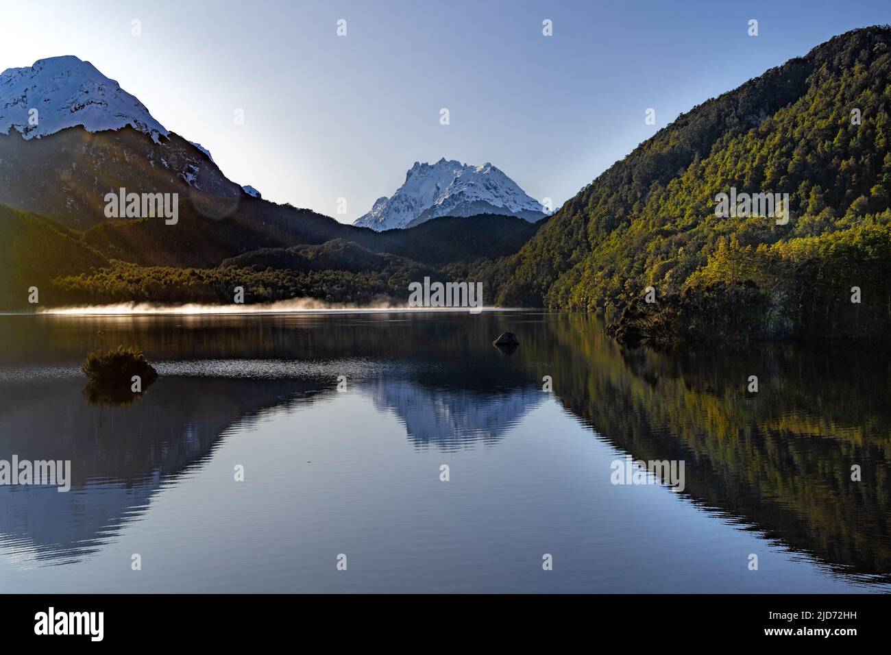 Lake Sylvan, Glenorchy, Neuseeland Stockfoto