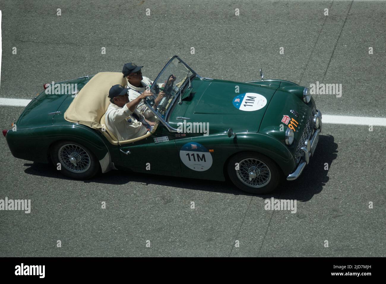 Autodromo Nazionale Monza, Monza, Italien, 18. Juni 2022, TRIUMPH TR3 SPORT während 1000 Miglia - Historical Motors Stockfoto