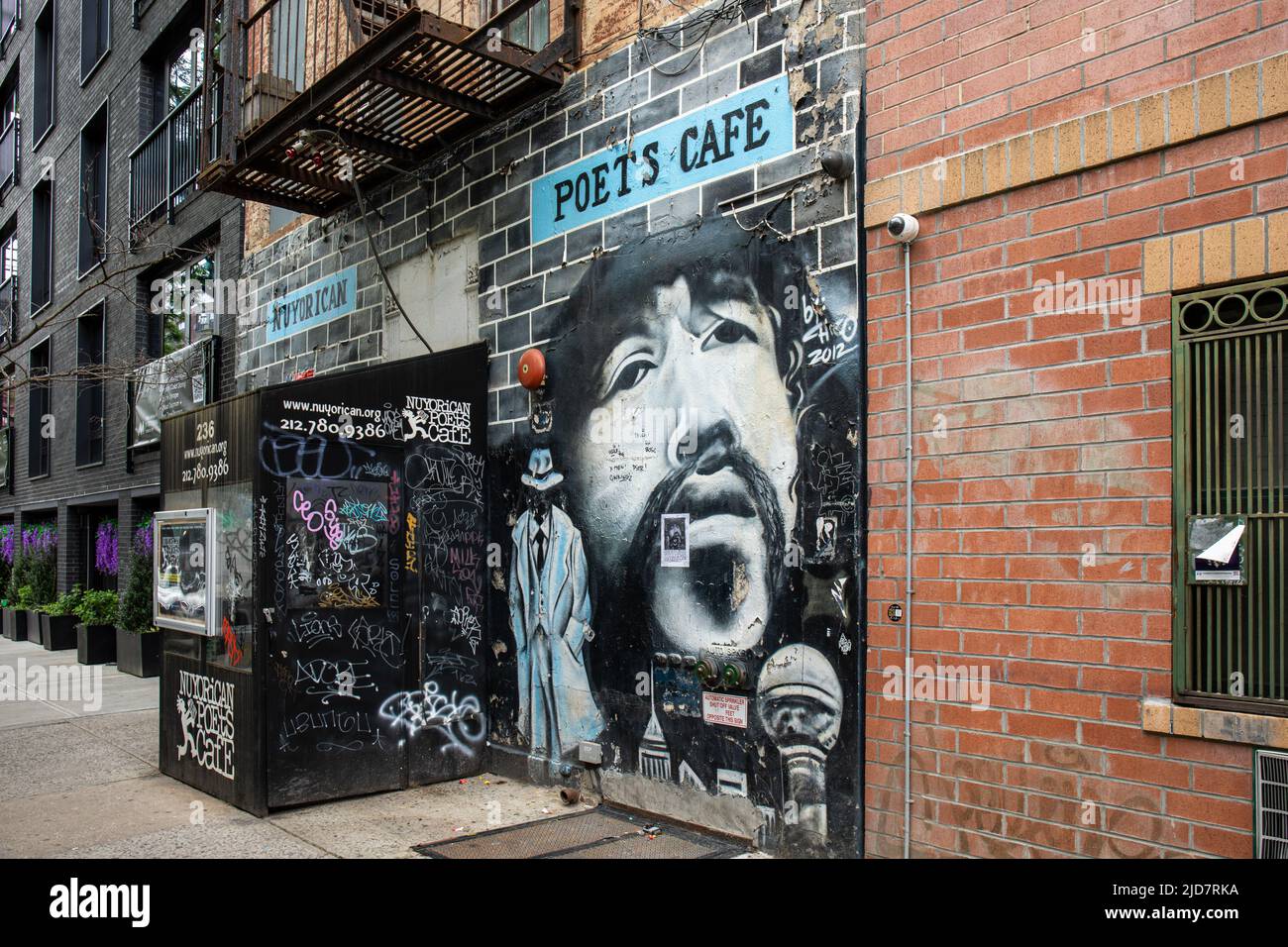 Nuyorican Poets Café im Viertel Alphabet City des East Village in Manhattan, New York City, Untied States of America Stockfoto