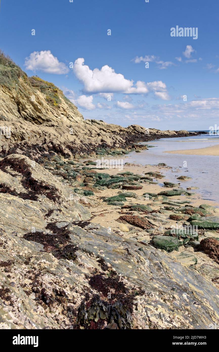 Strand von Maenporth, Conrwall Stockfoto