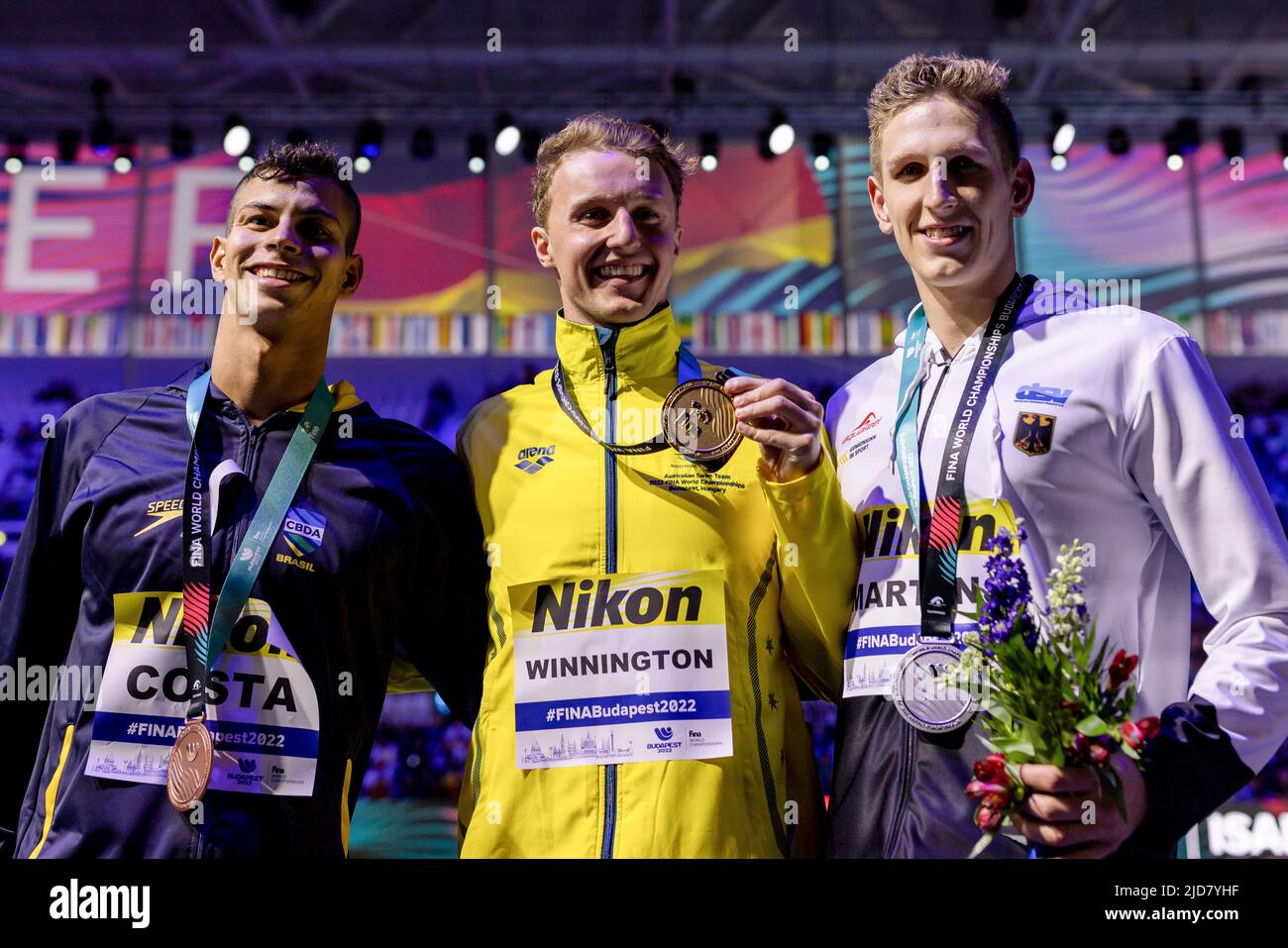 Budapest, Ungarn. 18.. Juni 2022. Schwimmen: Weltmeisterschaft, 400m ...