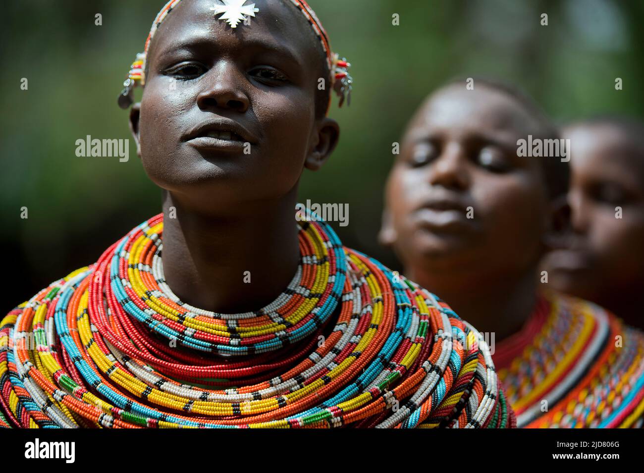 Samburu-Tänzer Stockfoto