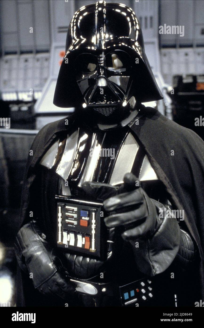 DARTH VADER, DAVID PROWSE, STAR WARS: EPISODE VI - RÜCKKEHR DER JEDI, 1983, Stockfoto