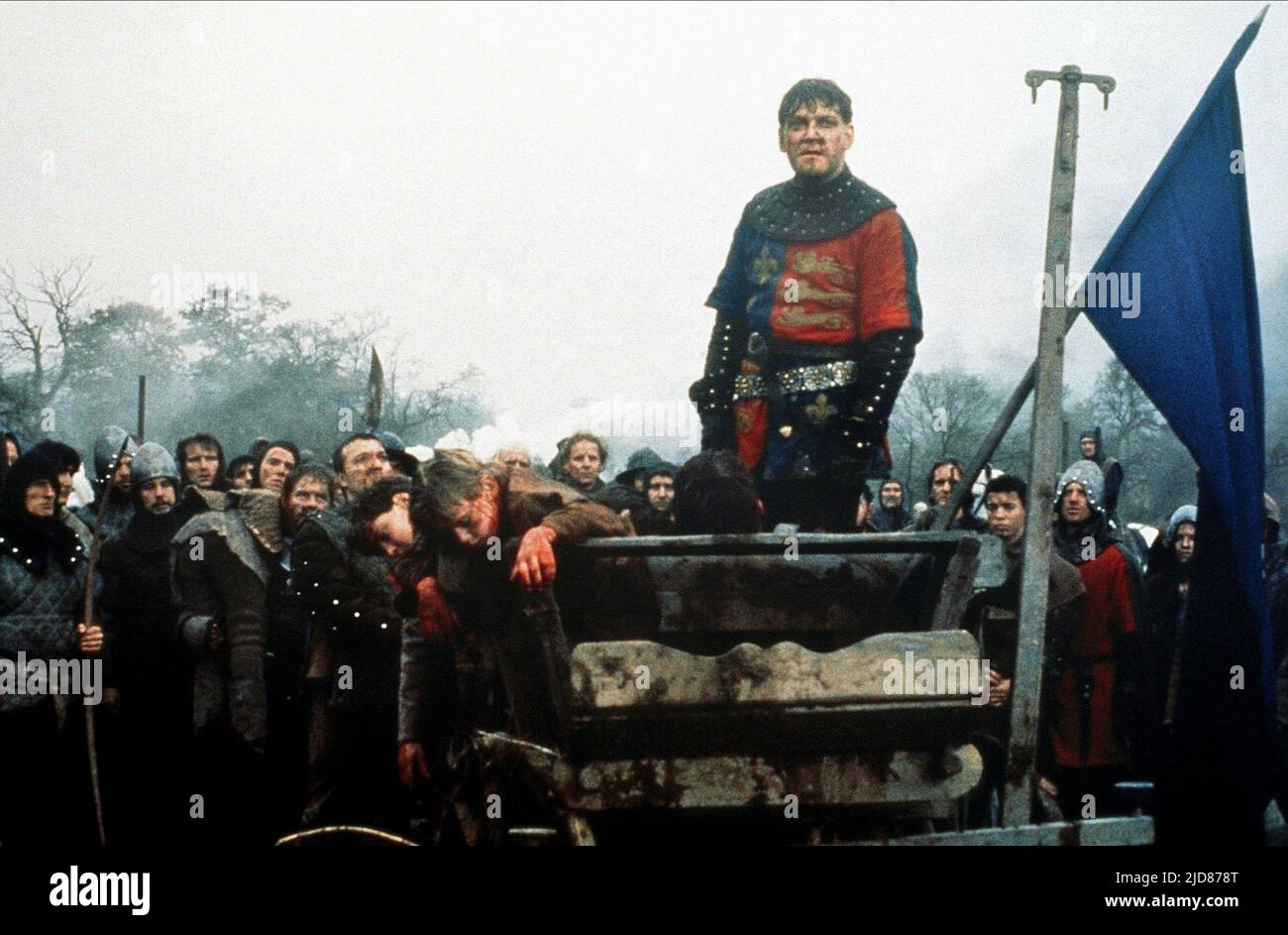 KENNETH BRANAGH, HENRY V, 1989, Stockfoto