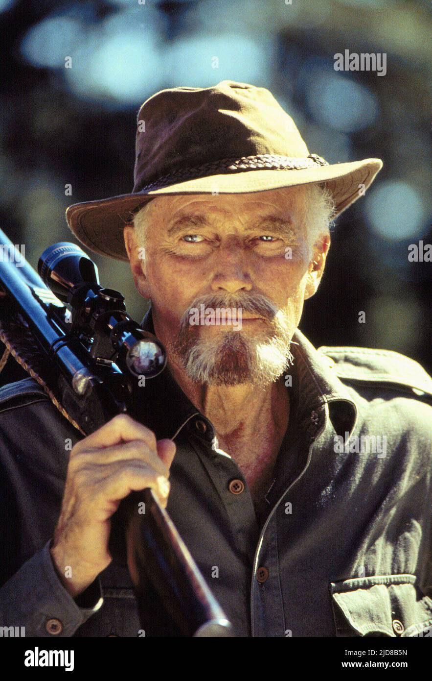 CHARLTON HESTON, Alaska, 1996 Stockfoto