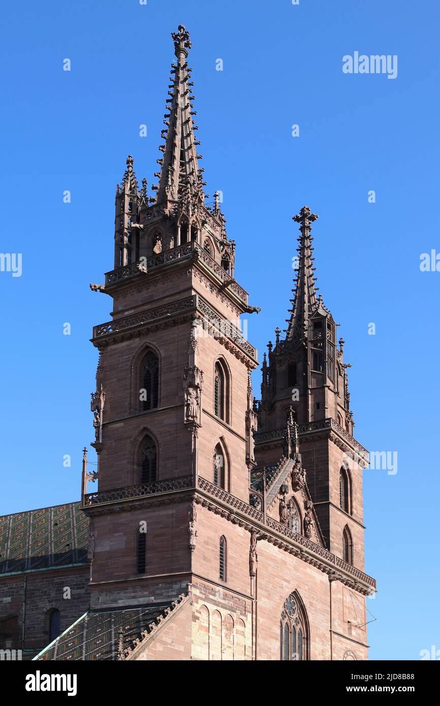 Basler Münster Stockfoto